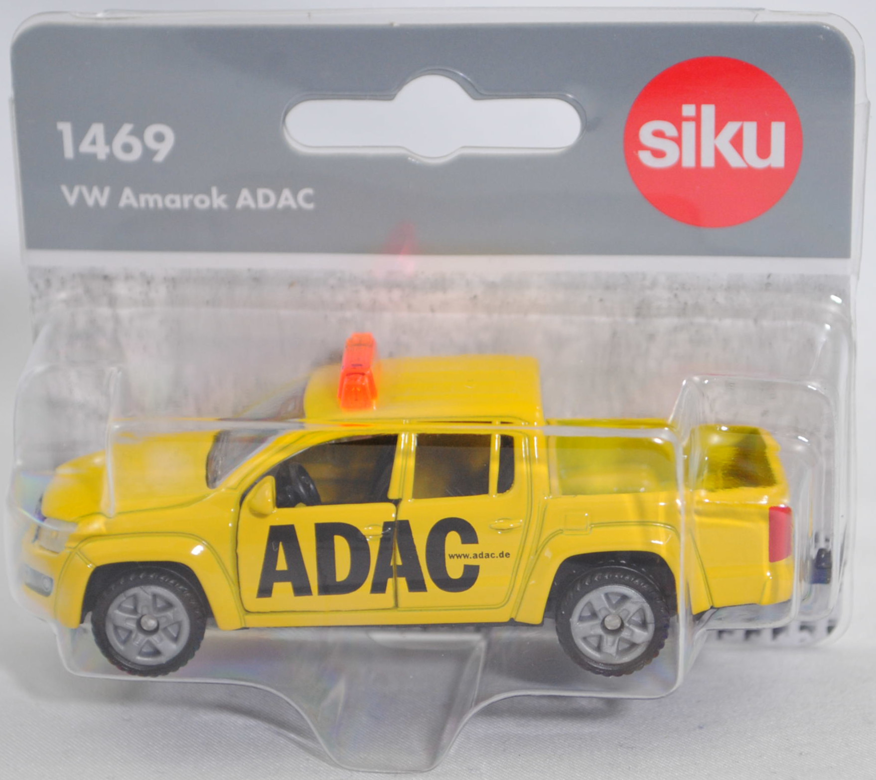 00004 VW Amarok 2.0 TDI DoubleCab Highline (Baureihe 2H, Typ VN817, Vorfacelift, Modell 2010-2012) ADAC, kadmiumgelb, ADAC / www.adac.de, SIKU SUPER, 1:61, P29f