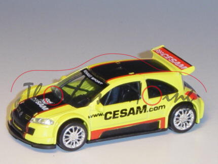 Renault Megane Trophy 2005, leuchtgelb/schwarz, CESAM, 1:50, Norev Racing, mb