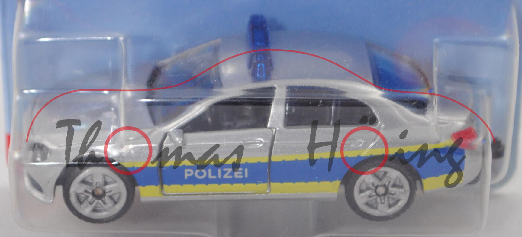 00002 MB E 350 d (W 213, Mod. 2016-2017) Polizei-Streifenwagen, weißalu, hohe Blaulichtleiste, P29e