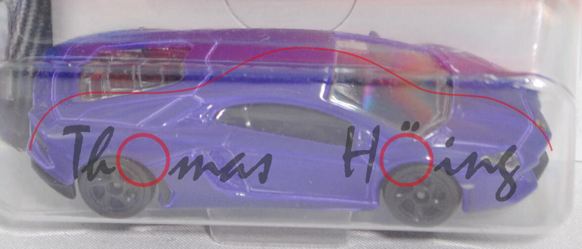 Lamborghini Aventador LP 700-4 (Mod. 11-17) (Nr. 219 E), d.-blaulila, Felgen schwarz, majorette, mb