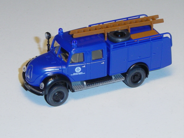 Magirus THW-TLF 16, ultramarinblau, THW Technisches Hilfswerk, Wiking, 1:87, mb