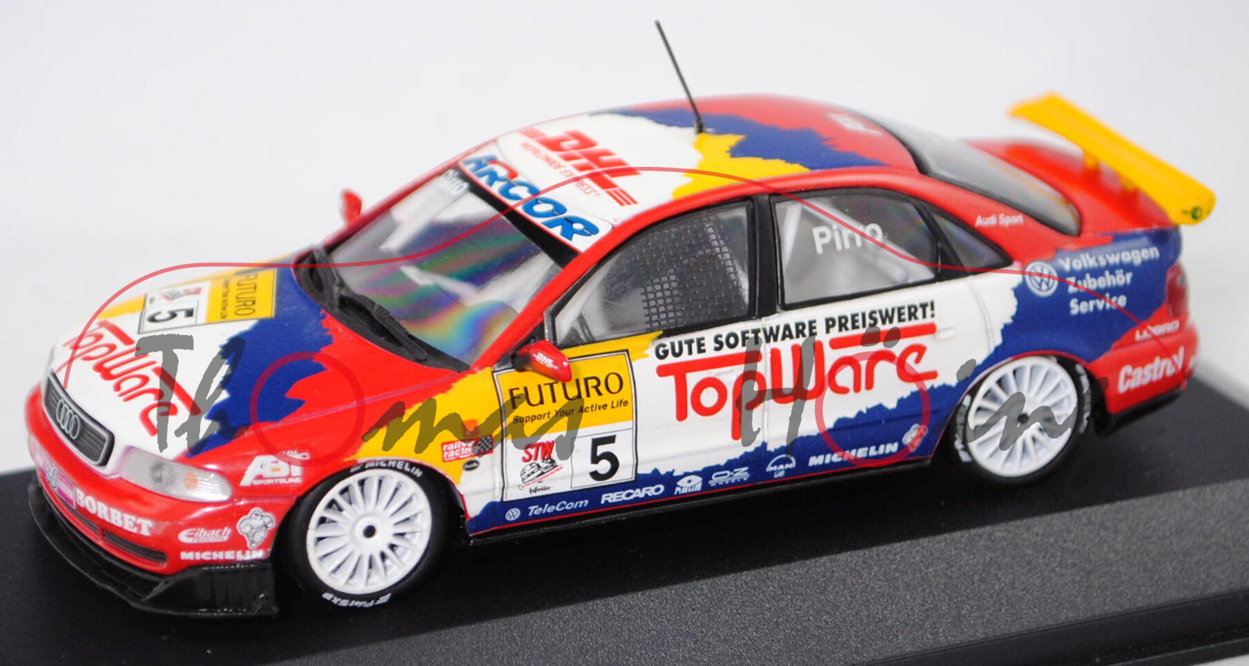 Audi A4 quattro Supertouring, STW 98, Pirro, Nr. 5, Team Audi Abt Sportsline, Minichamps, 1:43, mb