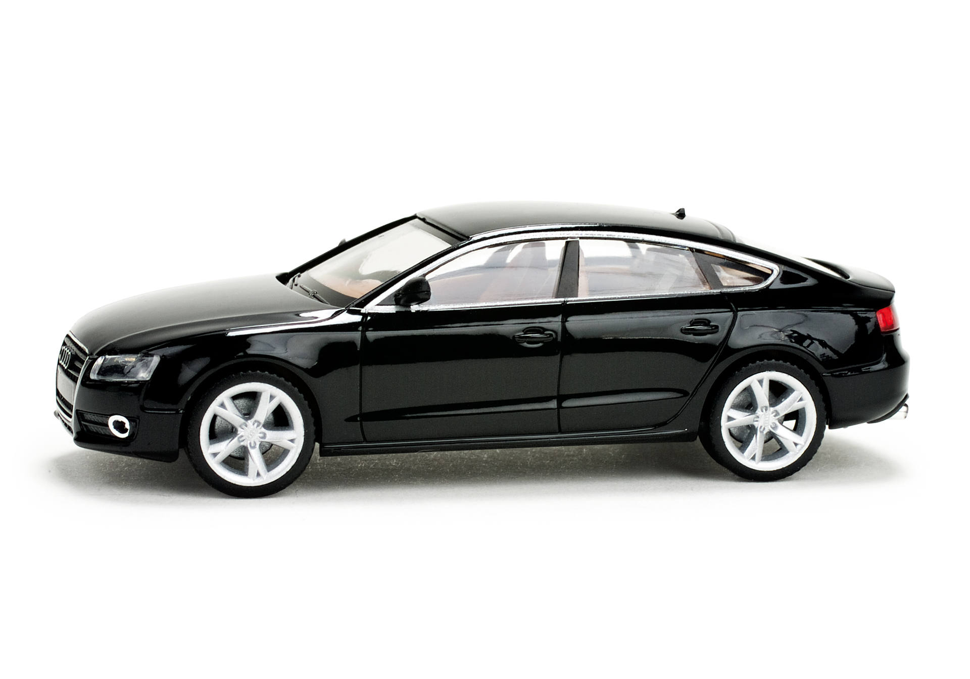 Audi A5 Sportback 2.0 TFSI quattro (Typ 8TA, AU483, Modell 2009-2011), schwarz, Herpa, 1:87, mb