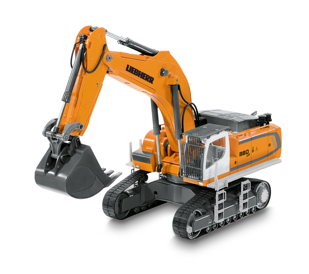 00000 LIEBHERR Raupenbagger R 980 SME mit Bluetooth App-Steuerung, mit Sound, SIKU, 1:32, L18mp