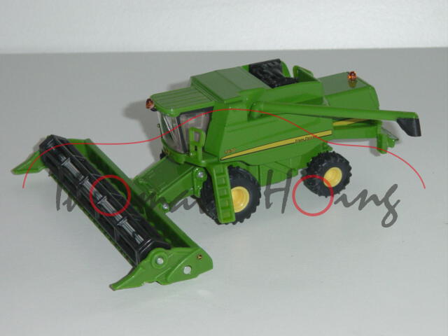 00001 John Deere T 670 Mähdrescher (Modell 2008-2015), smaragdgrün, 1:87, L17mpK