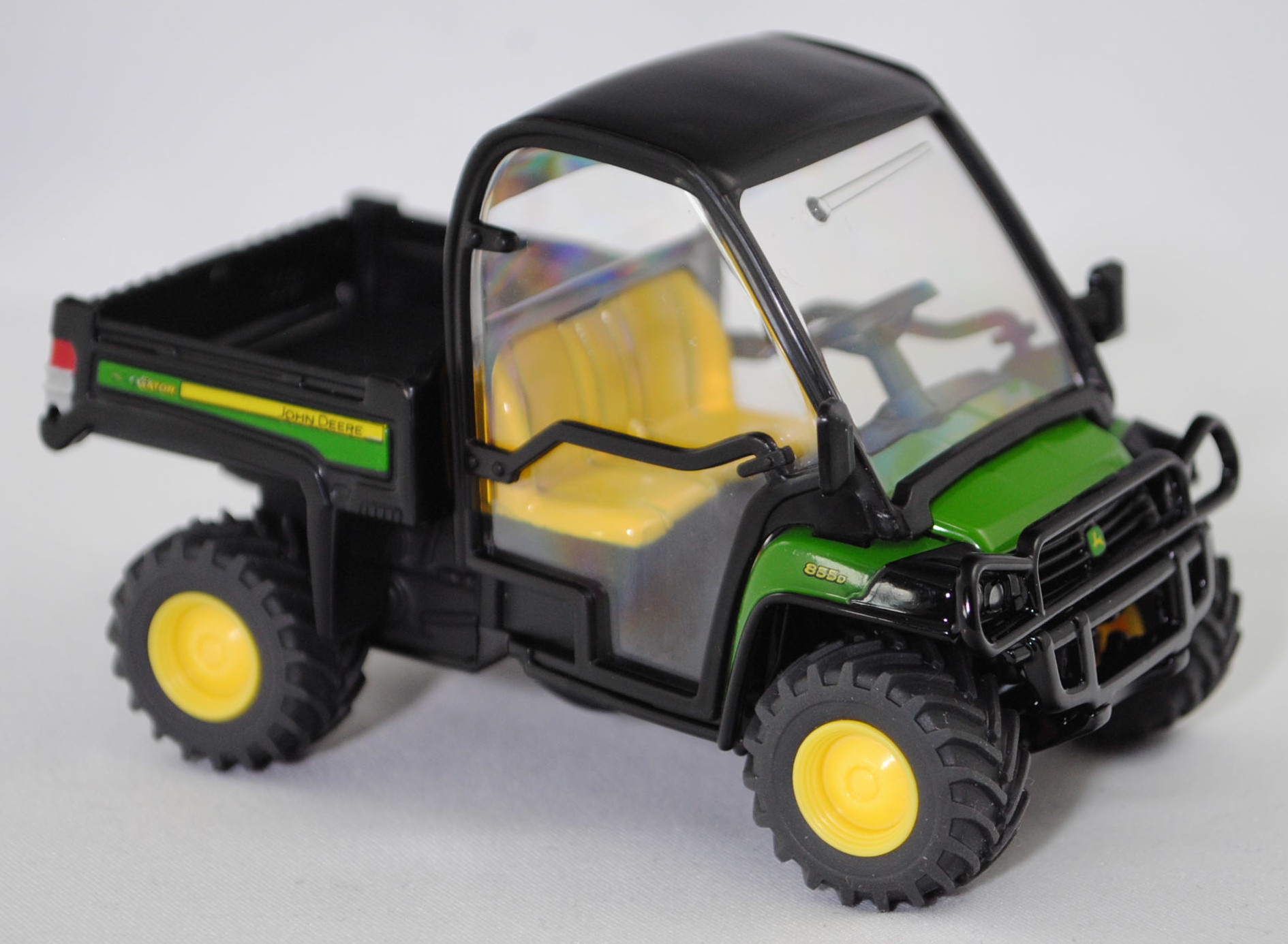 00001 IE + GB John Deere XUV 855D PS 4x4 Gator (Vorfacelift, Modell 2011-2013), smaragdgrün, Bpr. ohne Artikelnummer und mit Chargennummer, SIKU FARMER, 1:32, L17mpK (Limited)