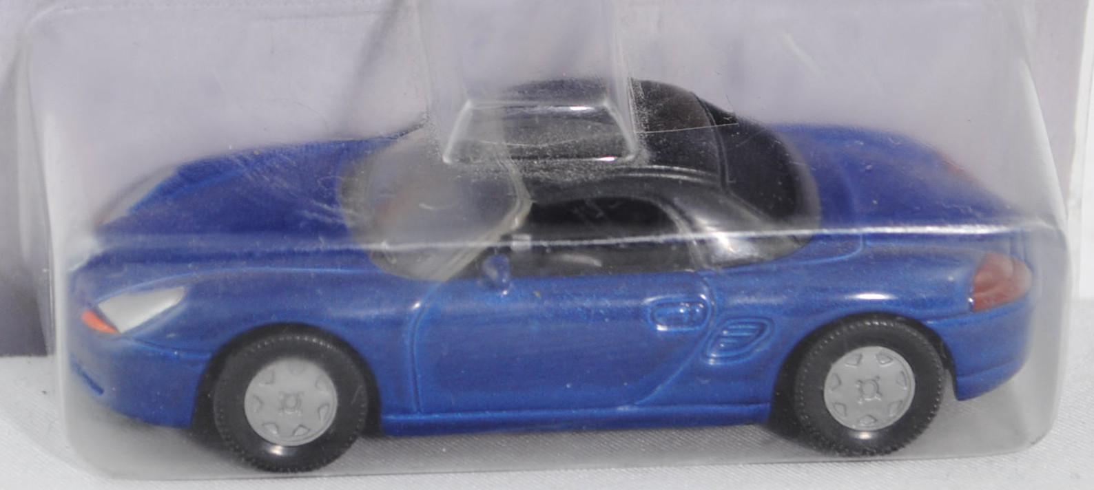 00000 Porsche Boxster 2.5 (Typ 986, Modell 1996-1999), saphirblaumetallic, innen schwarz, Lenkrad sc