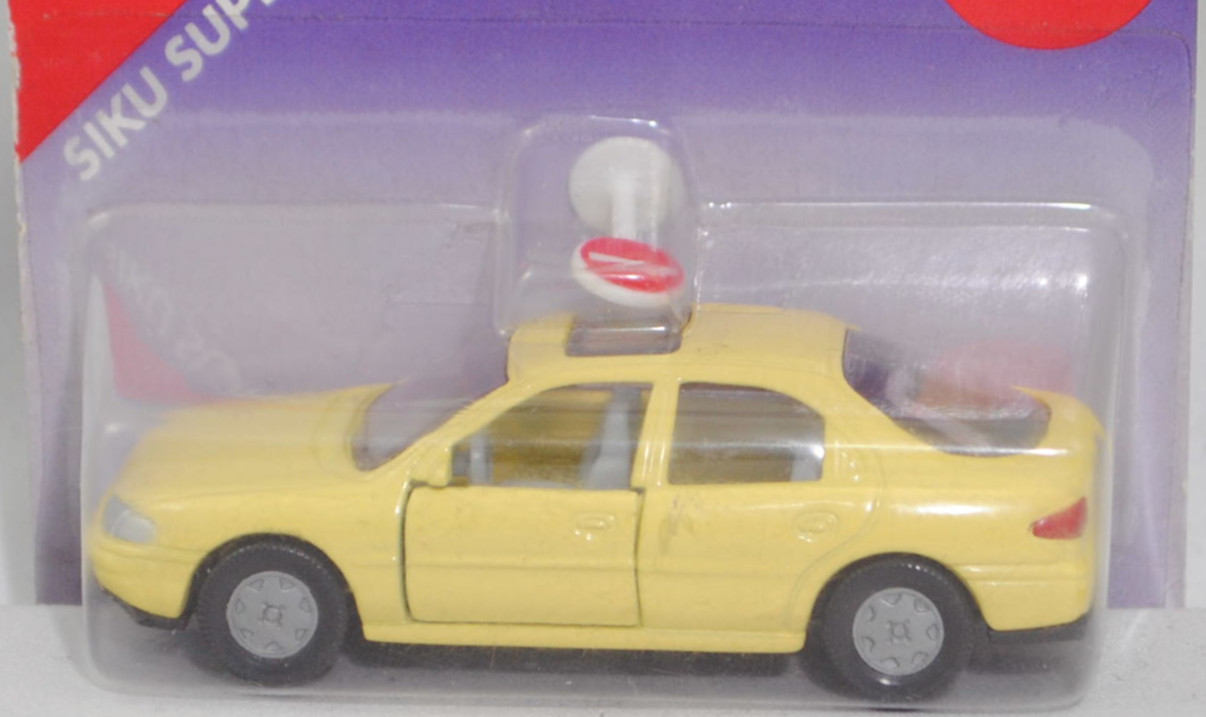 00001 Ford Mondeo Ghia 1.8 16V (1. Generation, Typ Mondeo '93 bzw. Mk I, interne Baureihenbezeichnung GBP, Modell 1993-1994), dunkel-blassgelb, SIKU SUPER, 1:55, P27