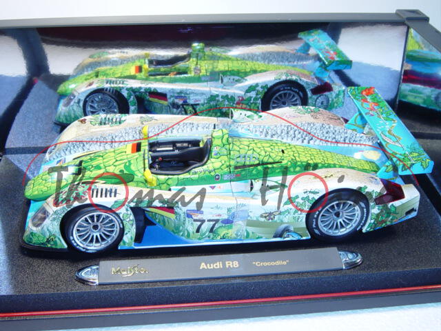 Audi R8, ALMS Adelaide 2000, Capello/Mc Nish, Nr. 77, Maisto, 1:18, mb