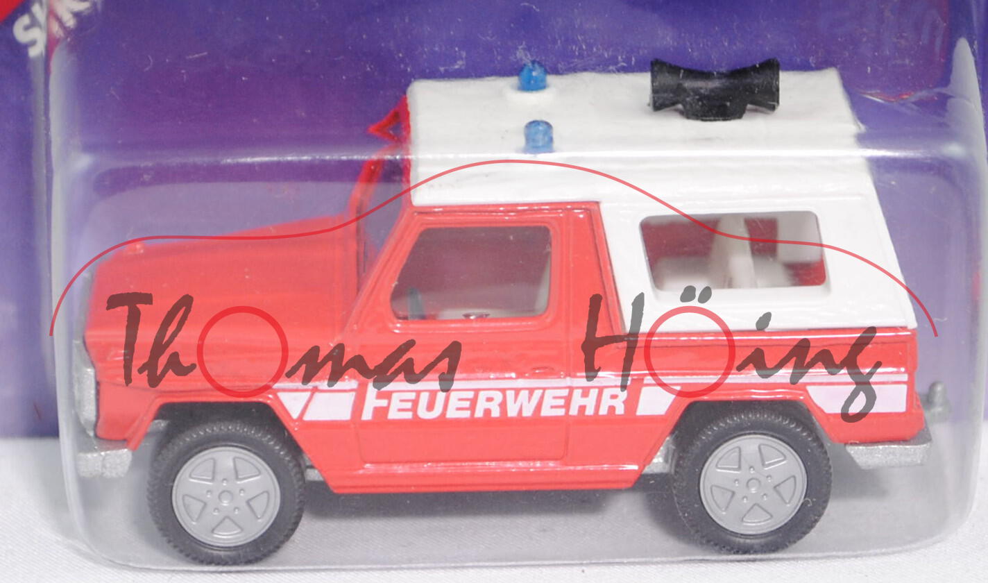 00004 Mercedes-Benz 280 GE (Typ W 460, Modell 1980-1990) Feuerwehr-Kommandowagen, hell-verkehrsrot,