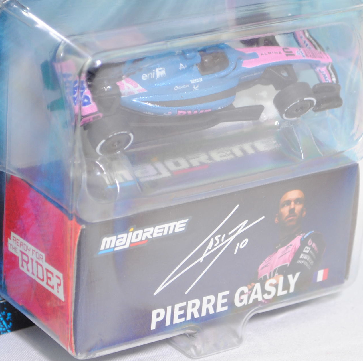 Alpine A525 R08 (5. Generation, Modell 2025) (Nr. 282E), Fahrer: Pierre Gasly (8. Saisonrennen als GP von Monaco 2025), Startnummer 10, BWT Alpine F1 Team, majorette, 1:69, Blister