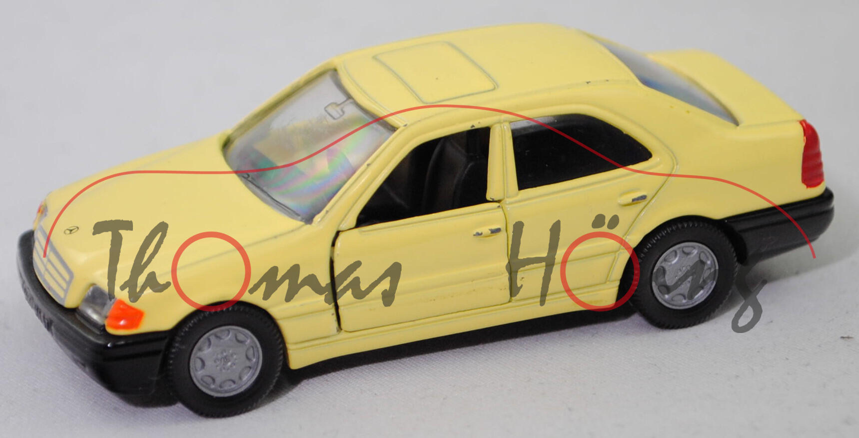 00000 Mercedes-Benz C 220 ESPRIT (W 202, Vor-MoPf, Modell 1993-1995), zartgelb, B7, SIKU SUPER, 1:55, m-