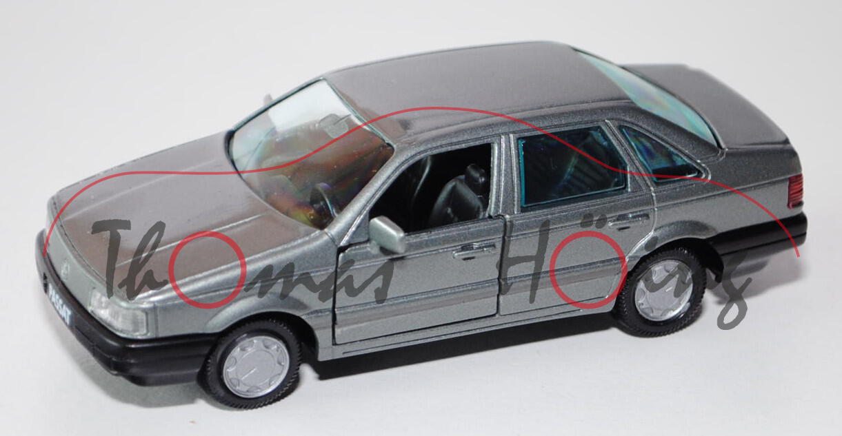 VW Passat CL Limousine (B3, Typ 35i), Modell 1988-1993, mausgraumetallic, Türen + Heckklappe zu öffn