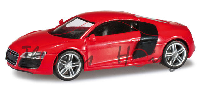 Audi R8 V10 5.2 FSI facelift (Typ 42, facelift), Modell 2012-, brillantrot, Herpa, 1:87, mb