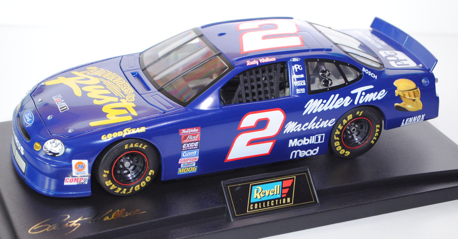 Ford Taurus Sedan (3. Generation), Modell 1995-1995, nachtblau, NASCAR Winston Cup Series 1998 (4. P