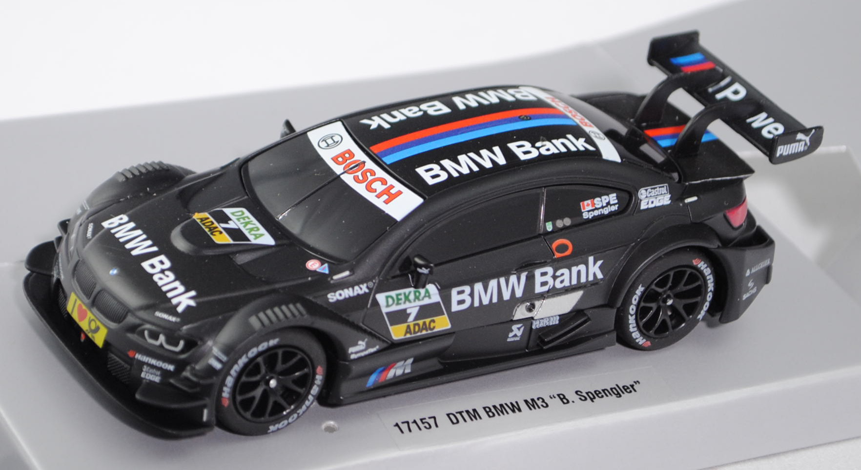 BMW M3 DTM 2012 (Typ E92), mattschwarz, Team: BMW-Team-Schnitzer (Teamwertung: 1. Platz, Herstellerw