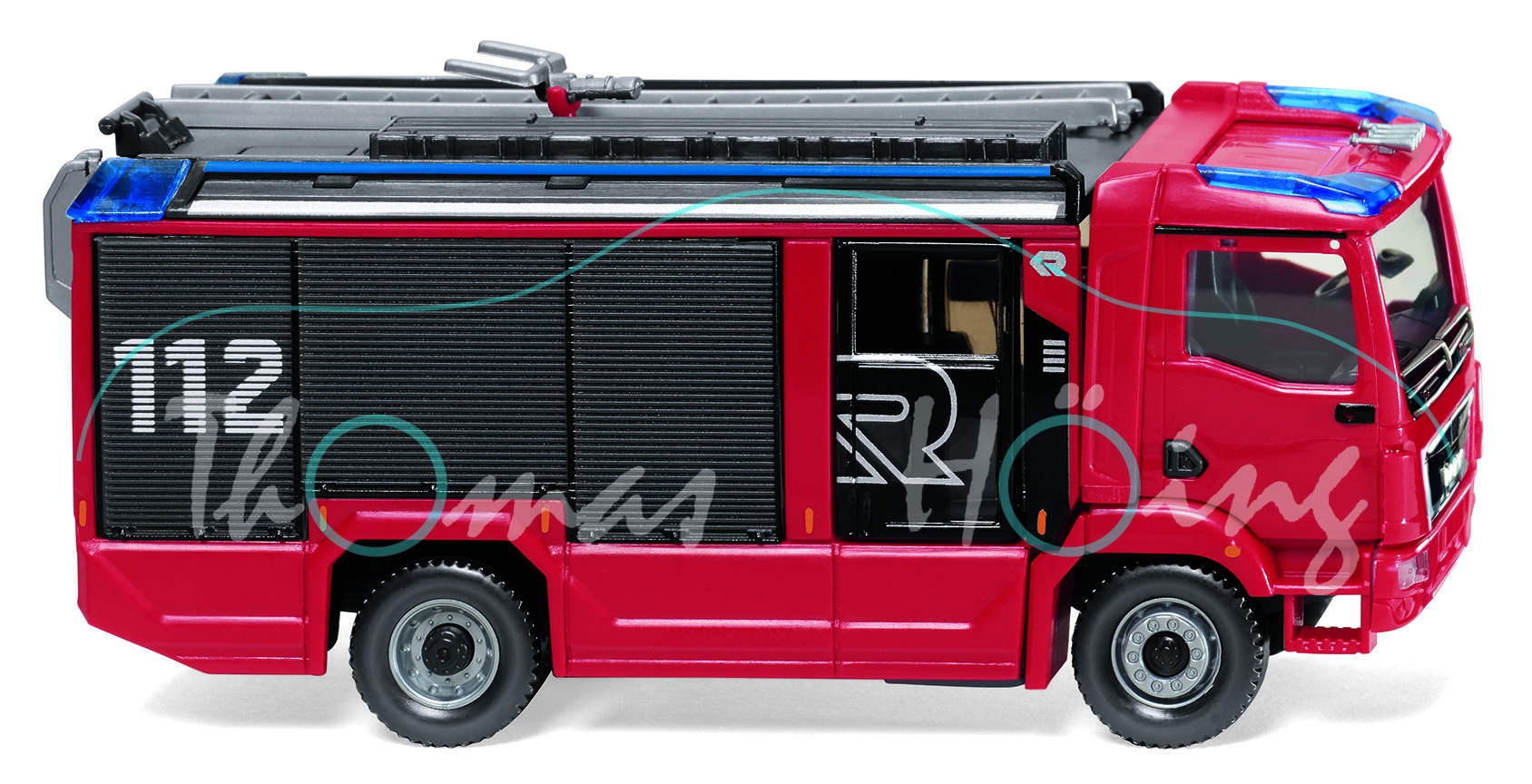 Feuerwehr - Rosenbauer AT (Mod. 20-) LF auf Fahrgestell MAN TGM (Mod. 17-), rot, Wiking, 1:87, mb