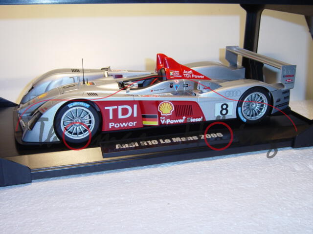 Audi R10 TDI, 24h Le Mans 2006, Biela/Pirro/Werner, Nr. 8, Norev, 1:18, mb