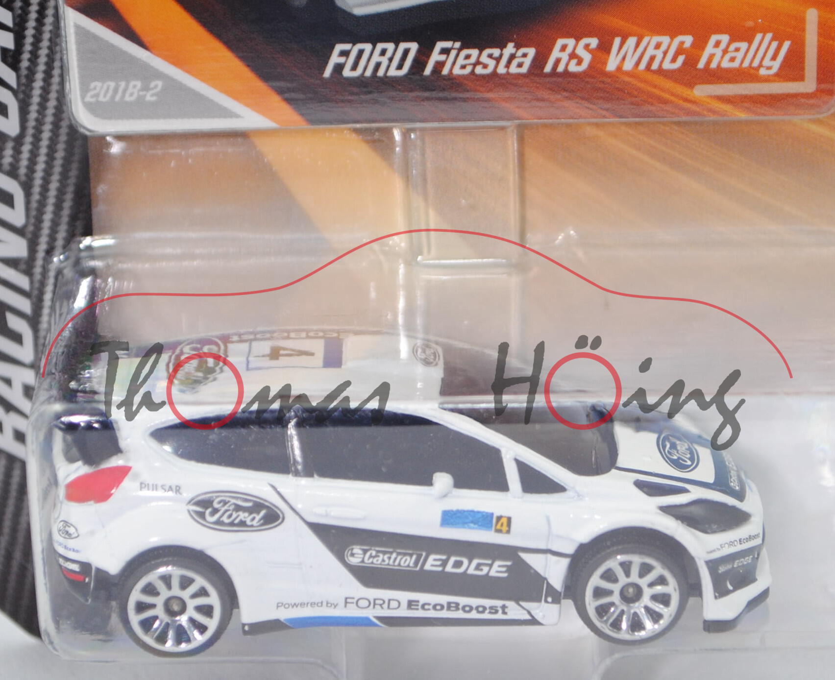 Ford Fiesta RS WRC (Nr. 201 B), weiß, Rallye Finnland 2012, Solberg/Patterson, Nr. 201B-2, majorette