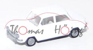 NSU TT (Typ 67), Modell 1967-1972, reinweiß, innen grau, euro modell / I.M.U., 1:87, mb