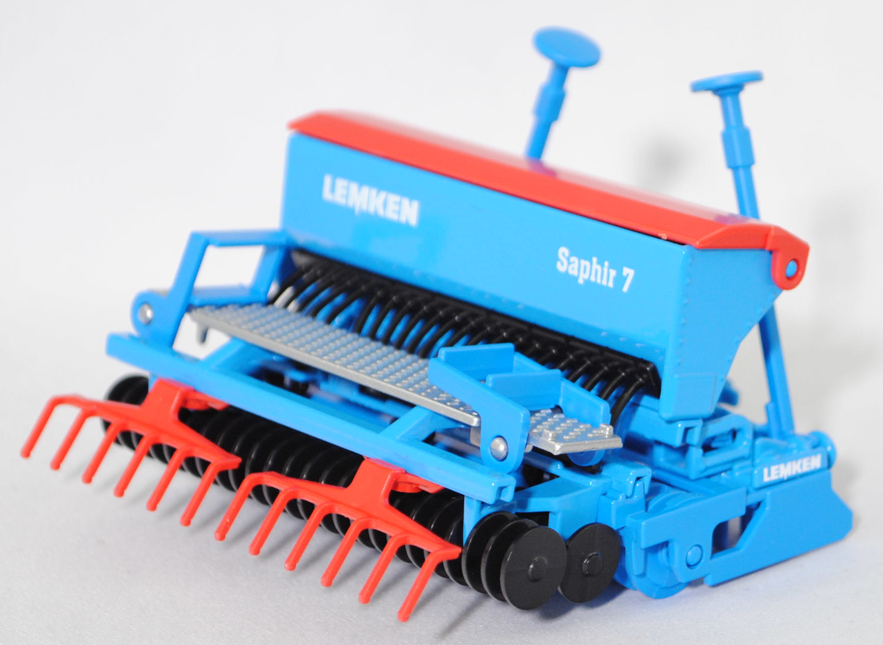 00000 LEMKEN Saphir 7/300 DS 125 (1. Generation, Baureihe Saphir 7, Modell 2001-2019) (Saat-Drill-Kombination), himmelblau, LEMKEN Saphir 7, SIKU FARMER 1:32, L17mpP
