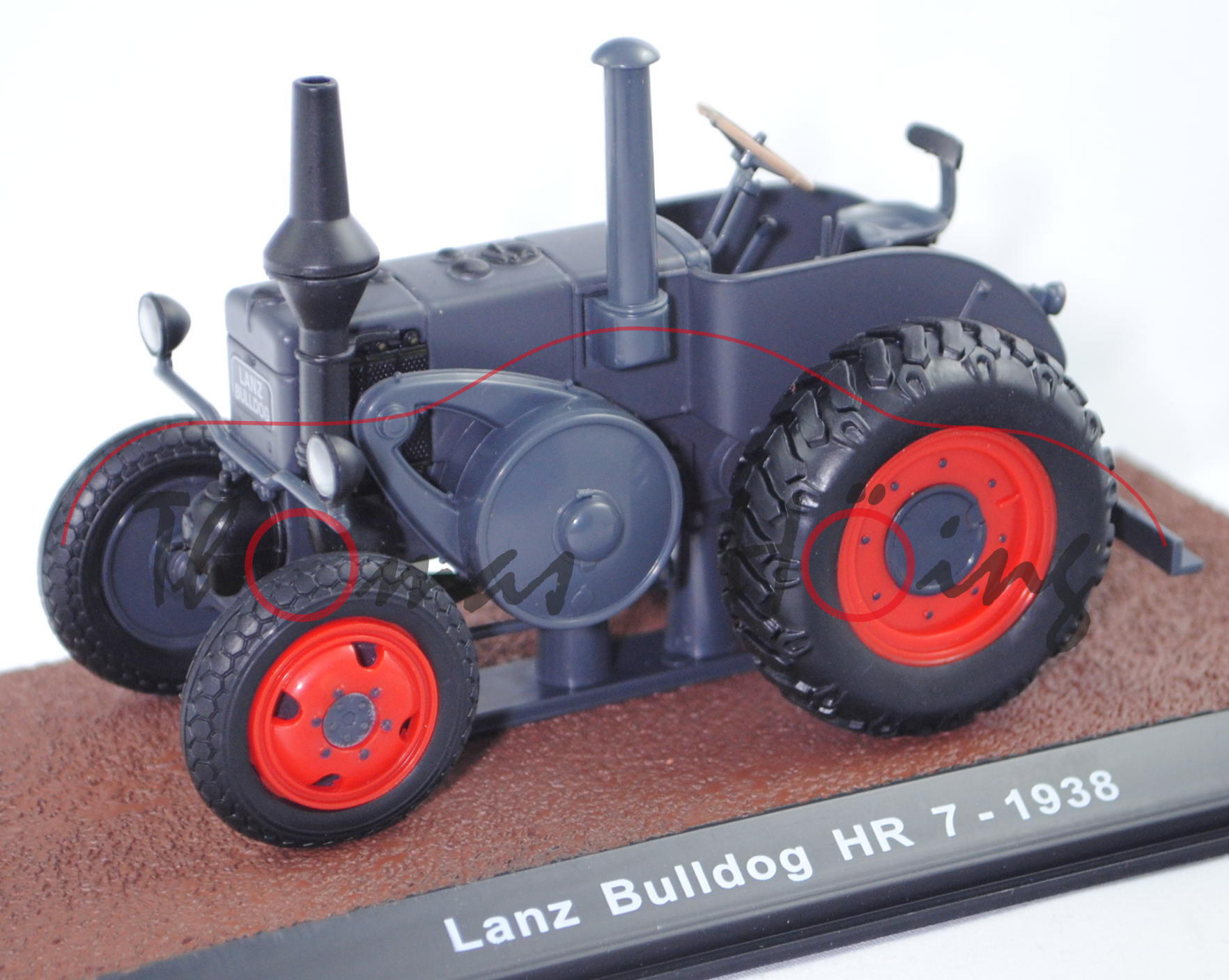 Lanz Ackerluft-Bulldog HR7 D8506 (Modell 1936-1955, Baujahr 1938), grau, EDITION ATLAS, 1:32, mb