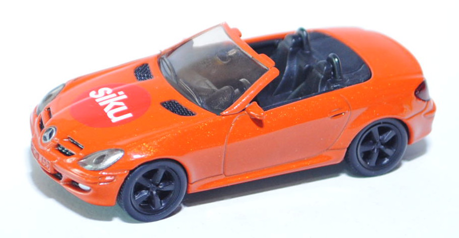 99900 Mercedes-Benz SLK 350 (Baureihe R 171), Modell 2004-2008, energy orange, innen schwarz, Lenkra