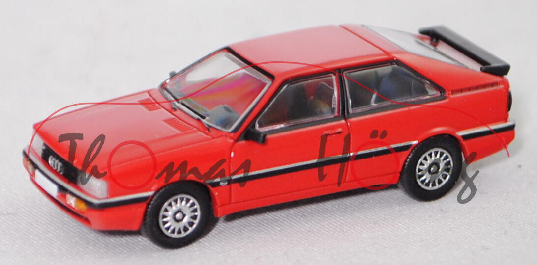 Audi Coupé GT (1. Gen., B2, Typ 81C, Modell 1984-1987), tornadorot, Premium ClassiXXs®, 1:87, mb