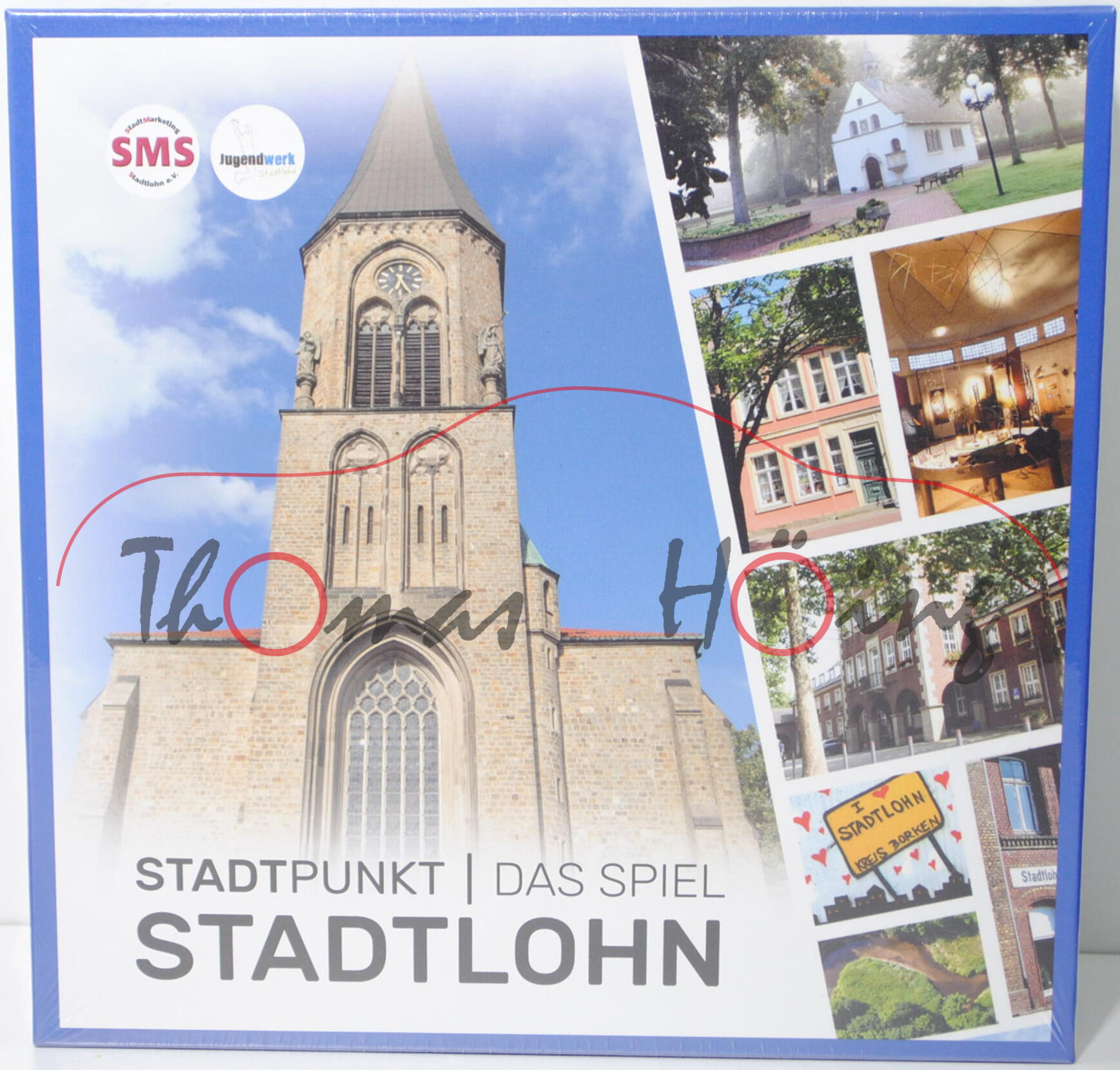 STADTPUNKT STADTLOHN - DAS SPIEL, Quiz-Wissensspiel mit ca. 1000 Fragen, LinaGames, mb (Limited)