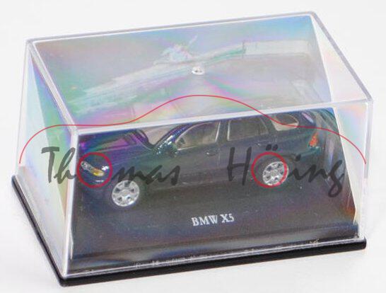 BMW X5, stahlblau, TCM, 1:72, PC-Box