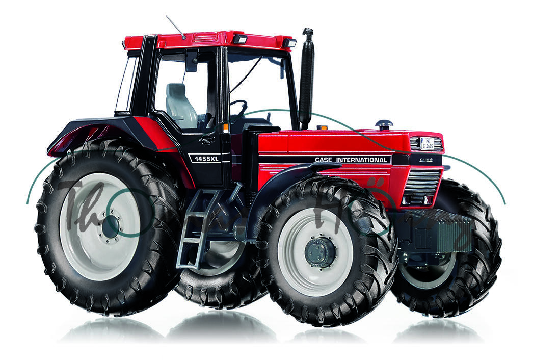 CASE IH 1455 XL (2. Gen., Modellreihe D-Familie XL-Reihe, Modell 1985-1996), rot, Wiking, 1:32, mb