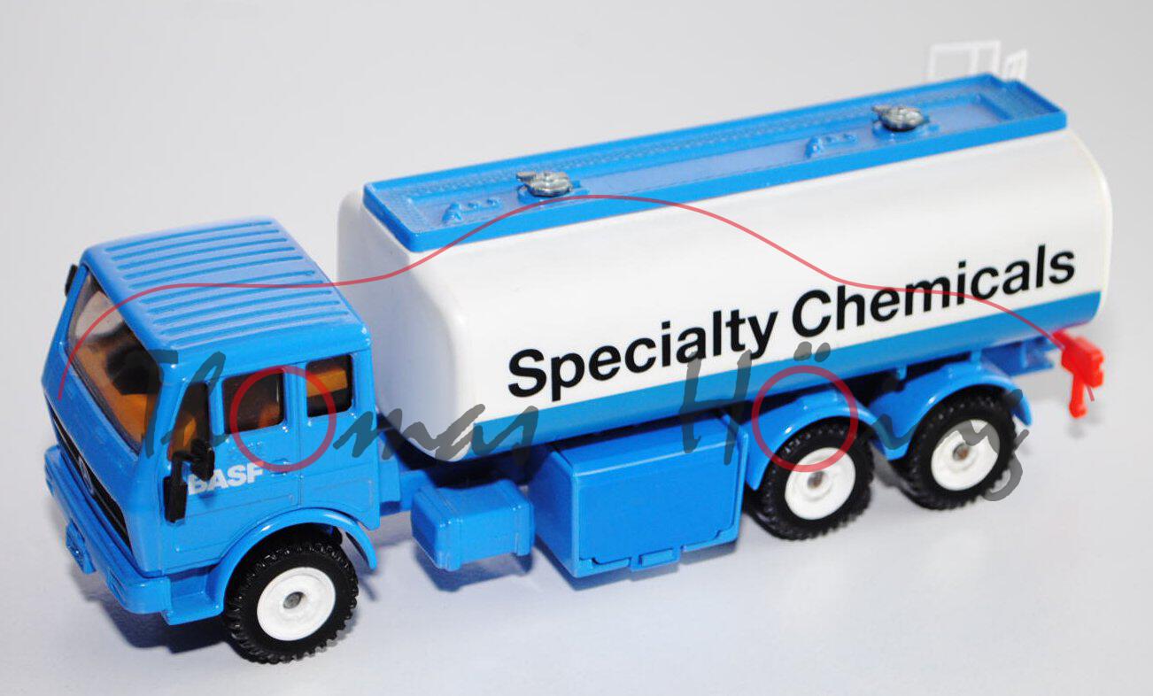 Mercedes 2232 Heizölwagen, himmelblau/reinweiß, BASF Specialty Chemicals, LKW12