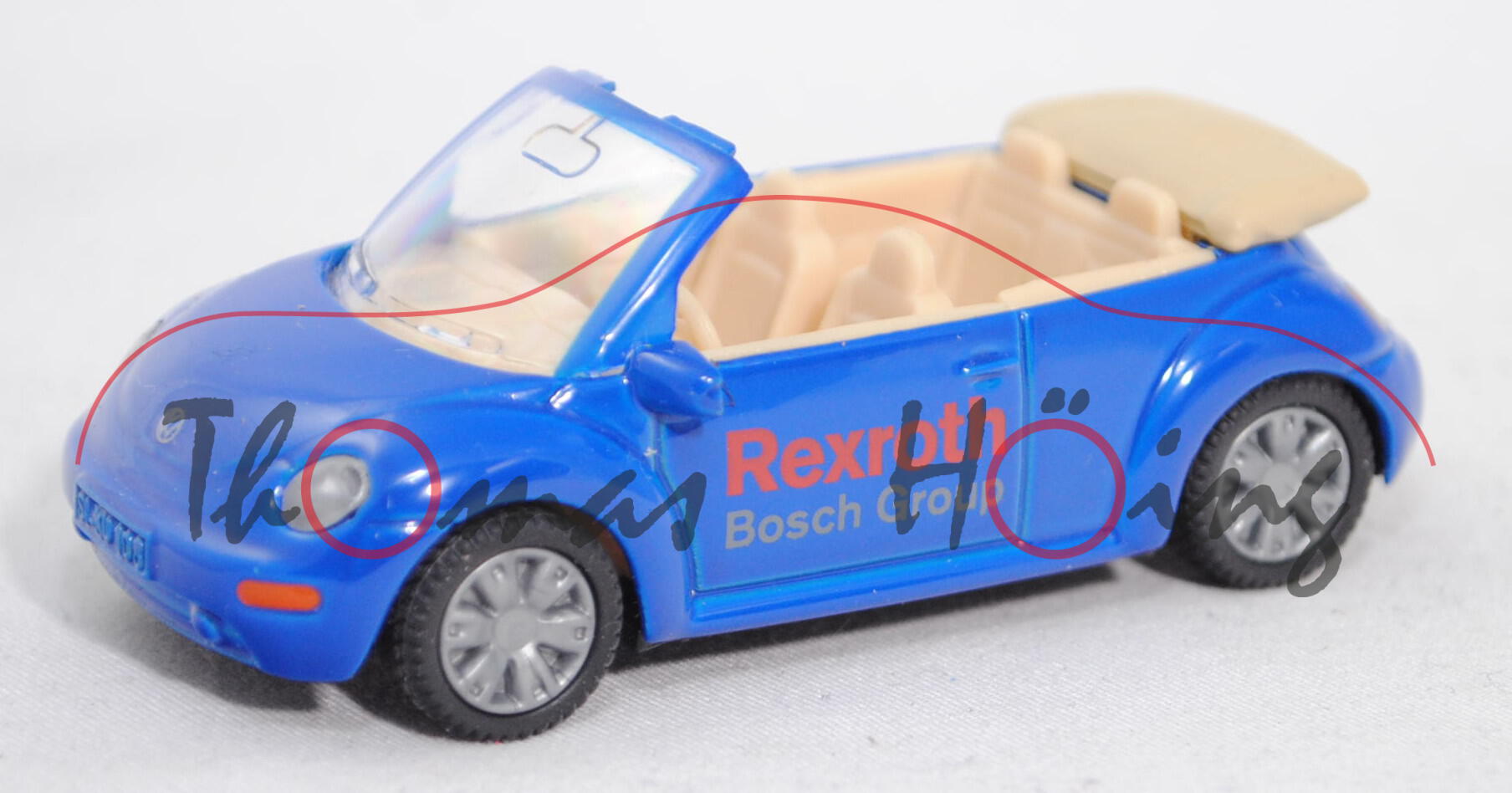 VW New Beetle Cabrio 2.0 (Typ 1Y, Mod. 03-05), hell-ultramarinblau, Rexroth / Bosch Group, Limited