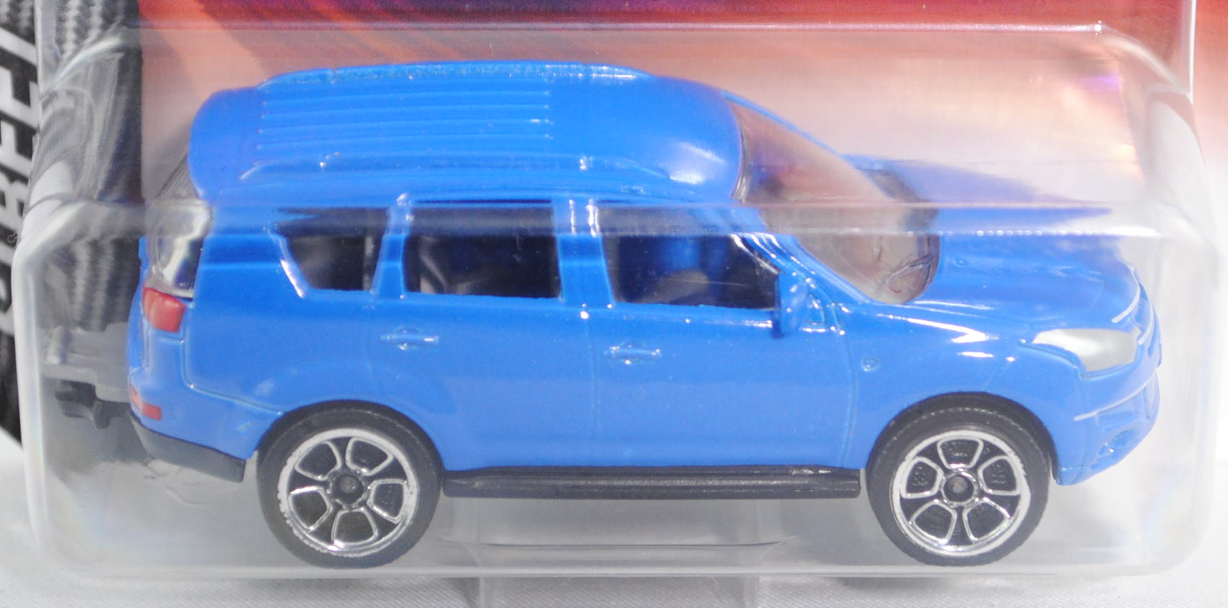 Citroen C-Crosser (Modell 2007-) (Nr. 254 J), dunkel-himmelblau, mit Anhängerkupplung, majorette, 1: