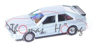 Audi Quattro (B2, Typ 85Q), 1980-1991, silbergraumetallic, Herpa, 1:87, mb