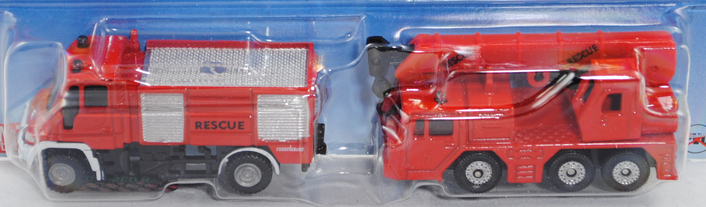 Feuerwehr-Set: MB Unimog U 500 (U 405, Mod. 01-06) TLF, C44 + Kranwagen, C36, P29e