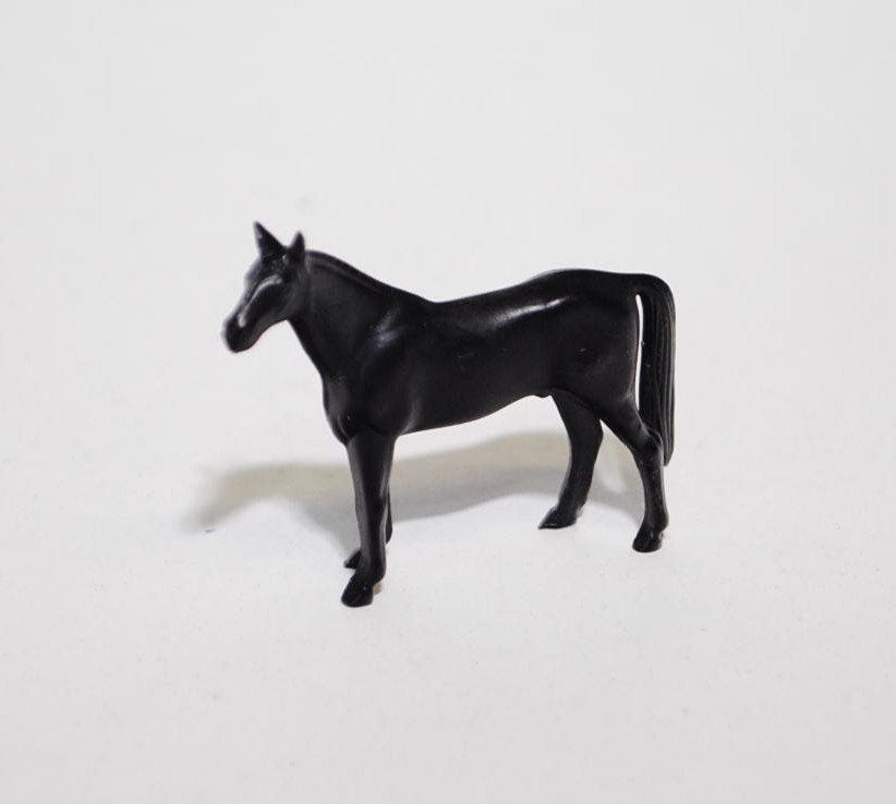 1 Stück Pferd schwarz, von Art.-Nr. 1917 / 2010 / 2310, 1:55