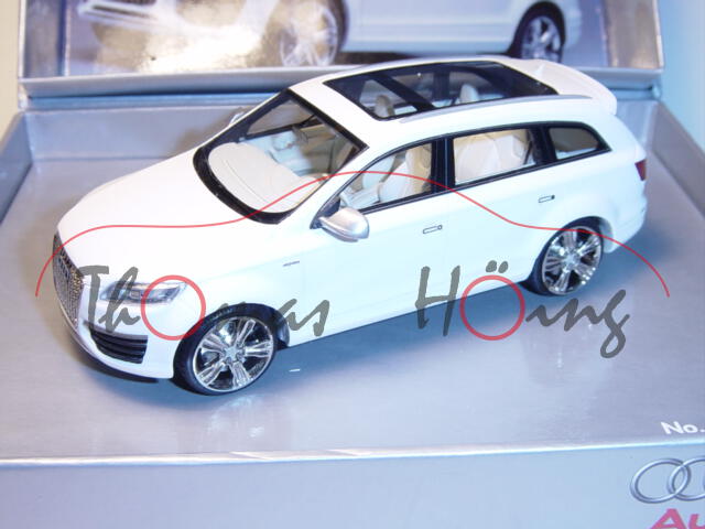 Audi Q7 V12 TDI Concept Car, weiß, Looksmart Models, 1:43, Audi-Werbeschachtel