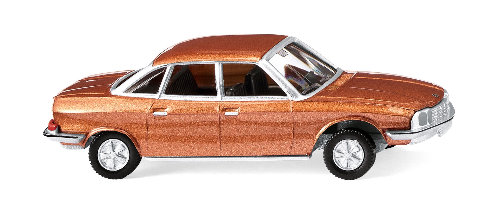 NSU Ro 80 (Typ 80, Modell 1967-1972), kupfer-metallic (Lacknummer L95F), Wiking, 1:87, mb