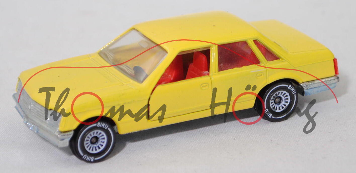 06406 HU Opel Senator 3.0 E CD (Typ A1, Modell 1978-1981), zinkgelb, SIKU Ungarn/Metchy, 1:59, mb