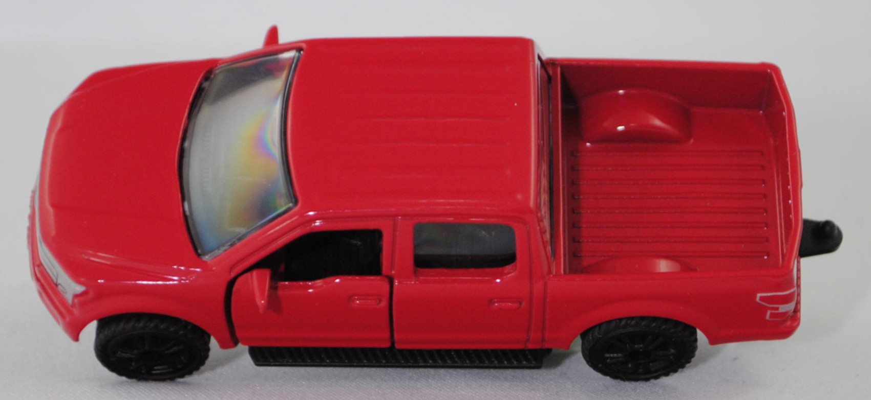 00000 Ford F-150 LARIAT STANDARD V8 SuperCrew mit 5,5 Ft Ladefläche (13. Generation, P552, Modell 2018-2020), himbeerrot, SIKU SUPER, 1:71, P29f