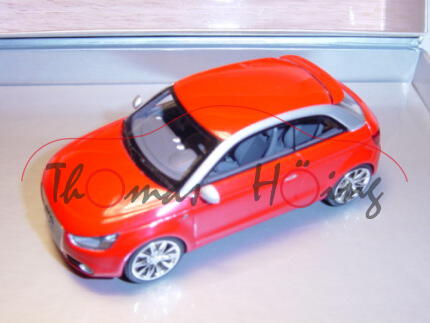 Audi A1 project quattro 2008, verkehrsrot, Looksmart Models, 1:43, Werbeschachtel (limitierte Auflag