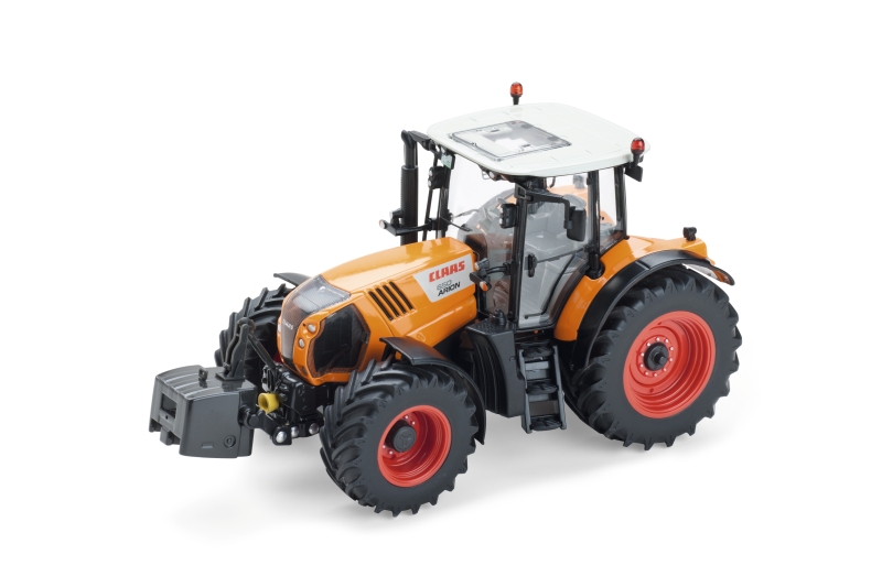 Claas Arion 640 (Facelift 2013, Mod. 13-17) Kommunal, grau/pastellorange, Wiking, 1:32, Werbebox