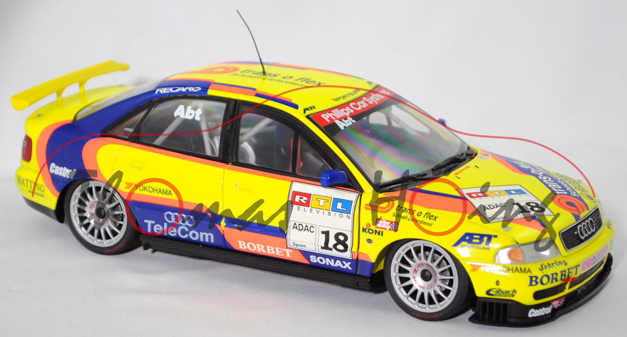 AUDI A4 STW ABT NISSEN # 9 DTM de 1999 au 1/18 UT Models 39972 voiture AUDI A4 STW ABT NISSEN # 9 DTM de 1999 au 1/18 UT Models 39972 voiture