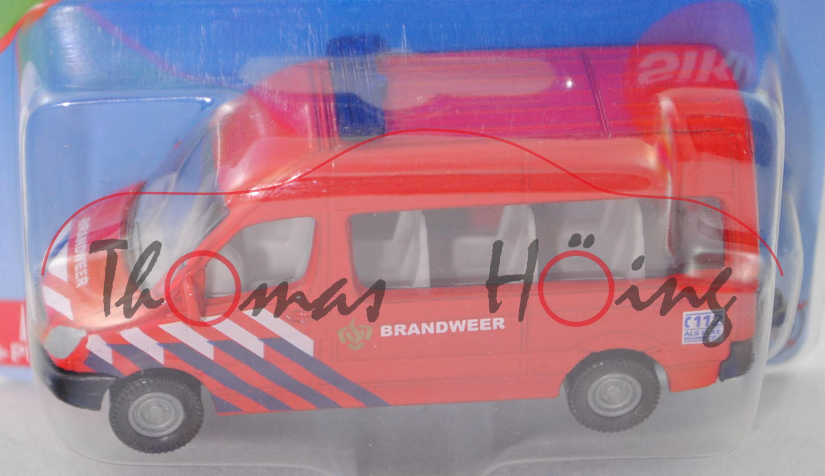 00300 NL Mercedes-Benz Sprinter II (W 906, Modell 2006-2013) Command Car, rot, BRANDWEER, P29e