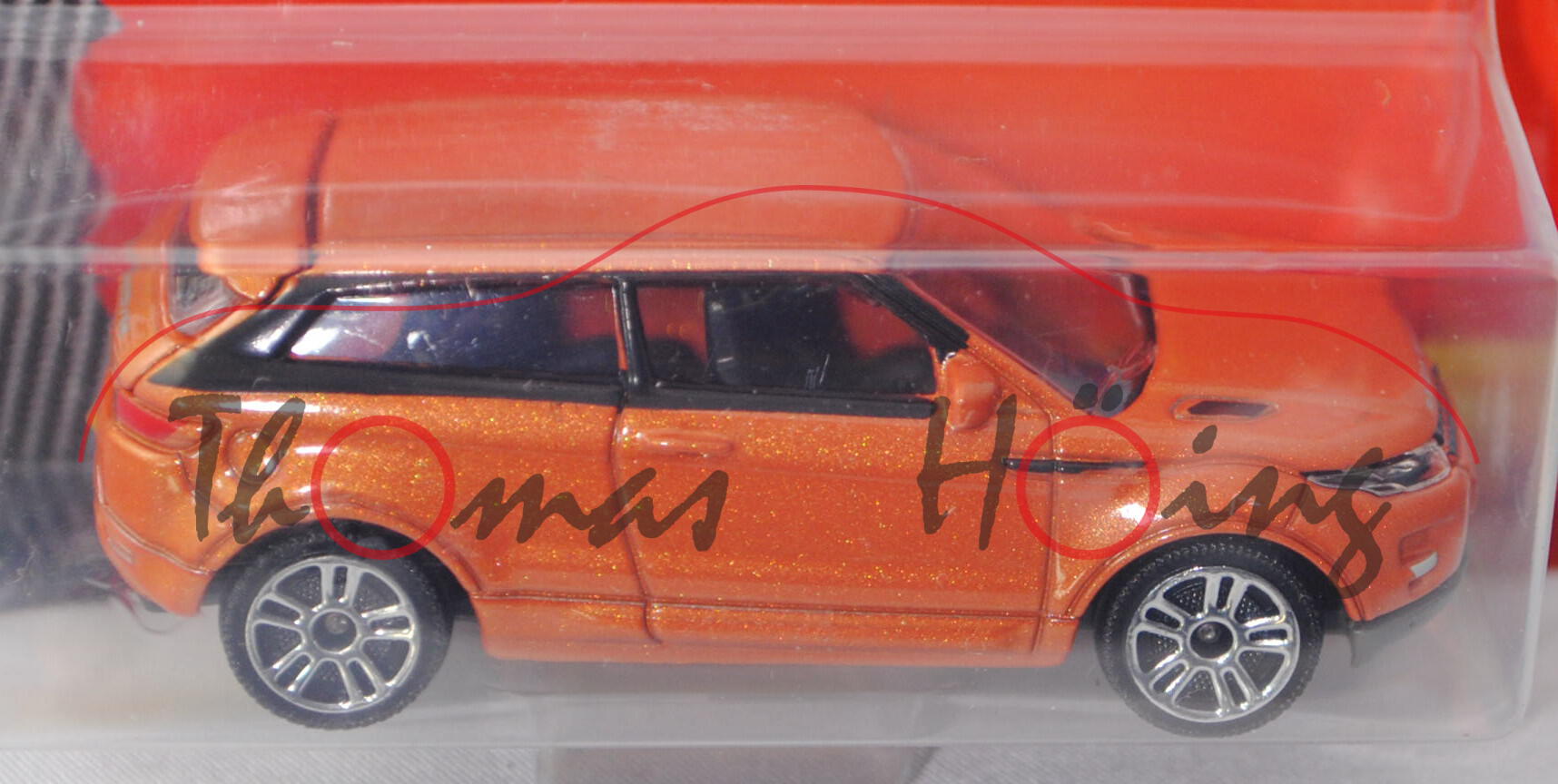 Range Rover Evoque (Typ L538, Modell 2011-) (Nr. 266 A), orangebraunmetallic, Heckklappe zu öffnen, 