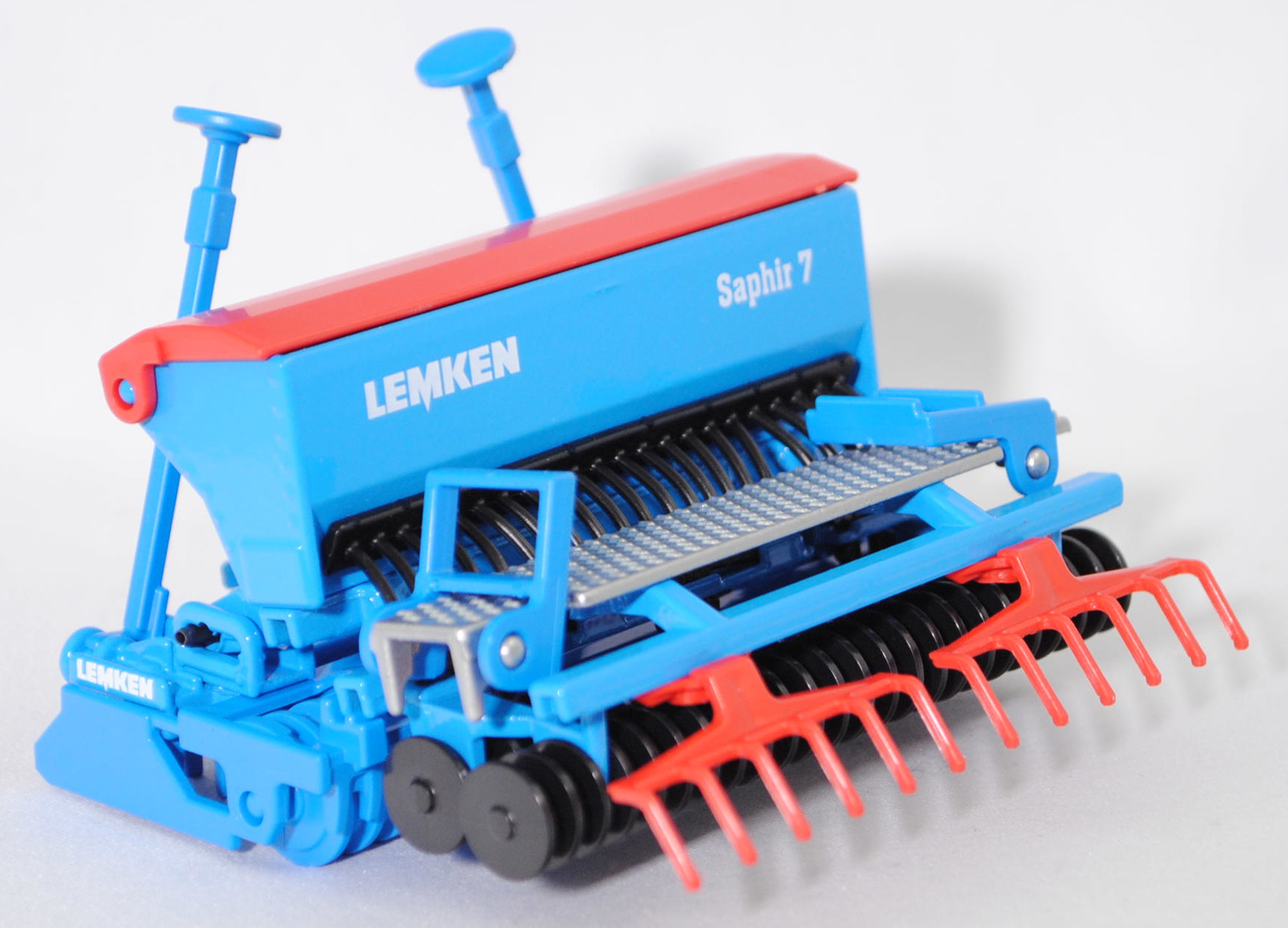 00000 LEMKEN Saphir 7/300 DS 125 (1. Generation, Baureihe Saphir 7, Modell 2001-2019) (Saat-Drill-Kombination), himmelblau, LEMKEN Saphir 7, SIKU FARMER 1:32, L17mpP