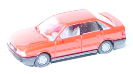 Audi 80 (B3, Typ 89), Modell 1986-1991, feuerrot, Rietze, 1:87, mb