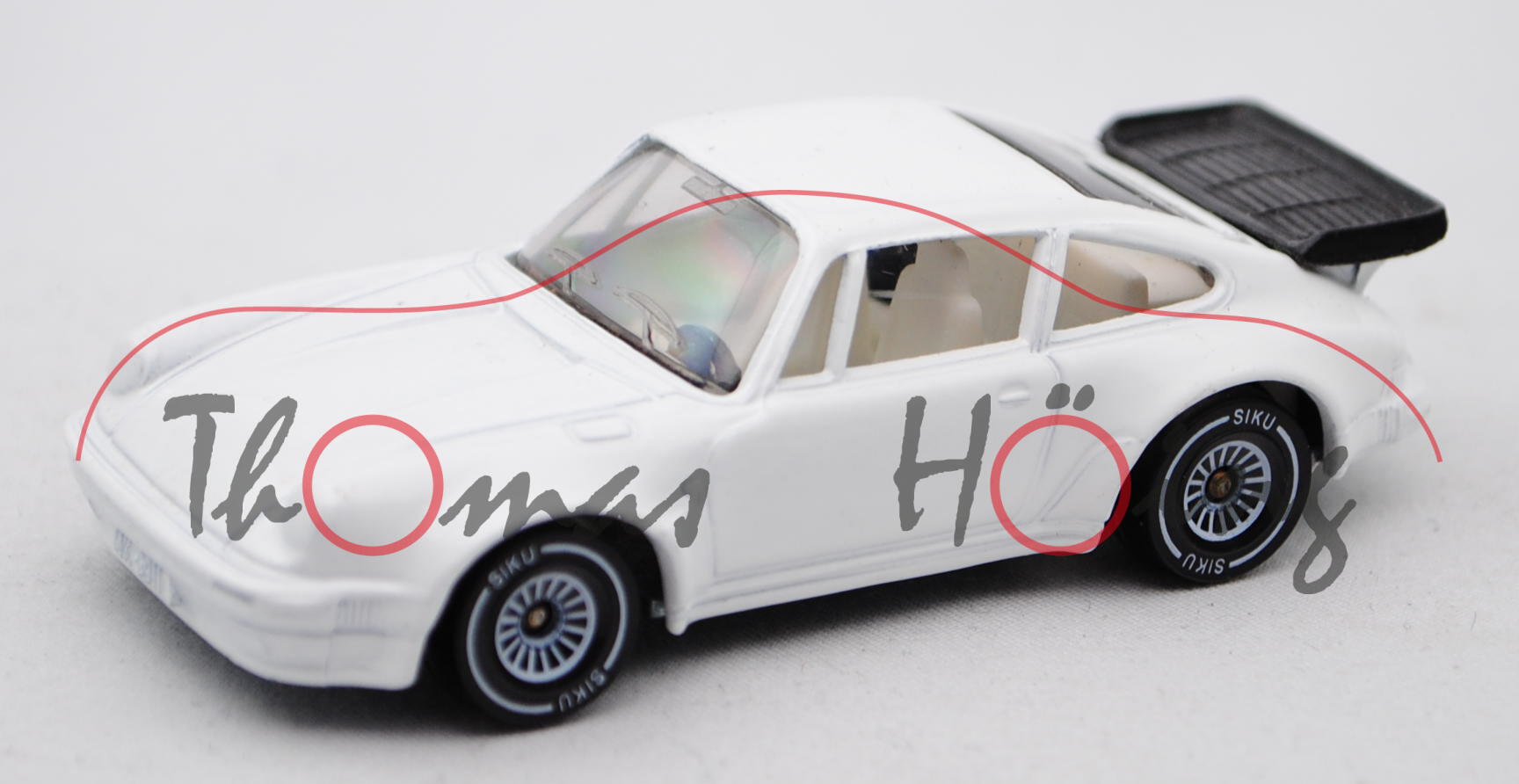 00004 Porsche 911 Turbo 3,3 (G-Modell Typ 930, Modell 1978-1989), signalweiß, innen reinweiß, Lenkra