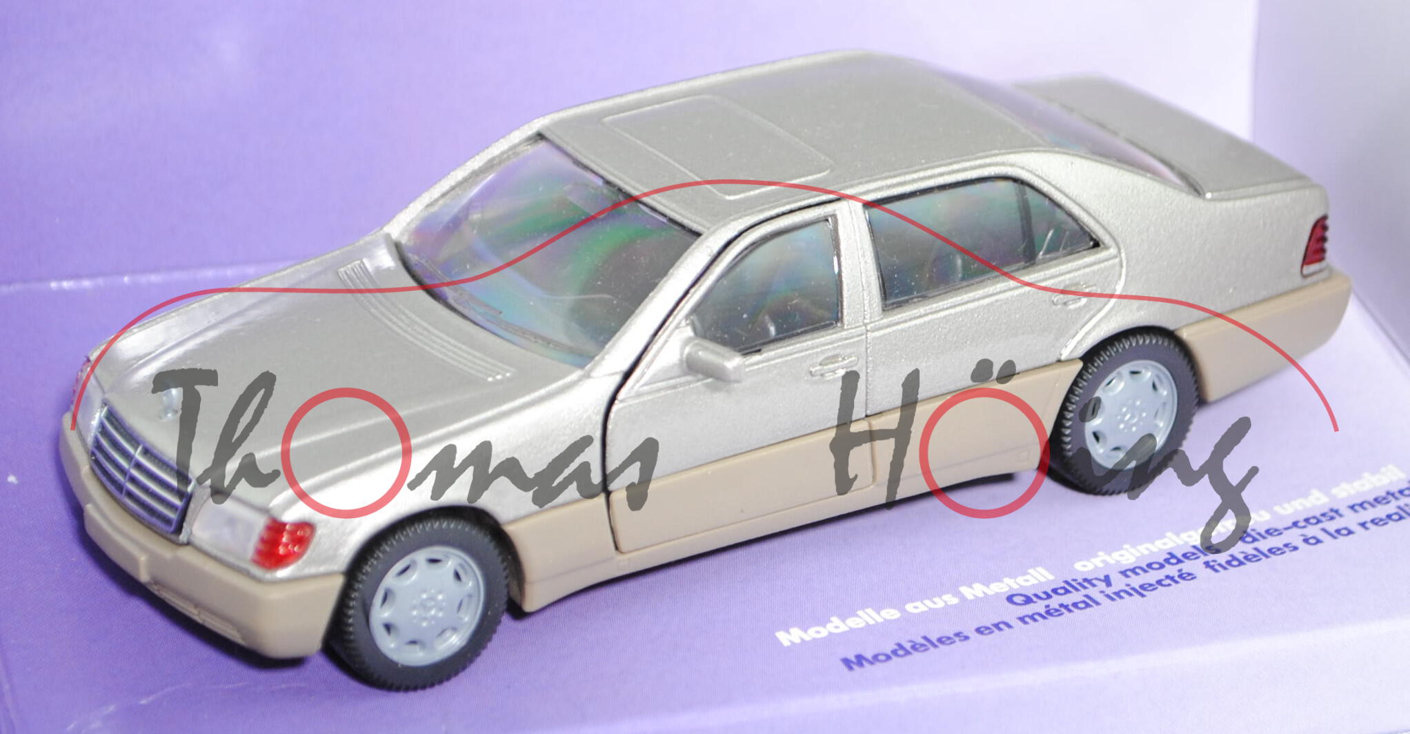 00000 Mercedes-Benz 500 SEL (V 140, Modell 1991-1994), rauchsilbermetallic, L14a